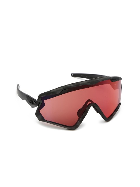 

OAKLEY Men Sheild Sunglasses 0OO941894180545, Red
