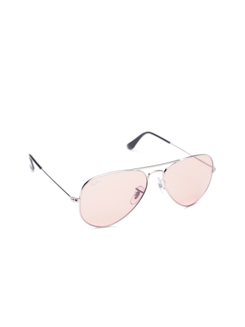 

Ray-Ban Unisex Aviator Sunglasses 0RB3025IW317255, Pink