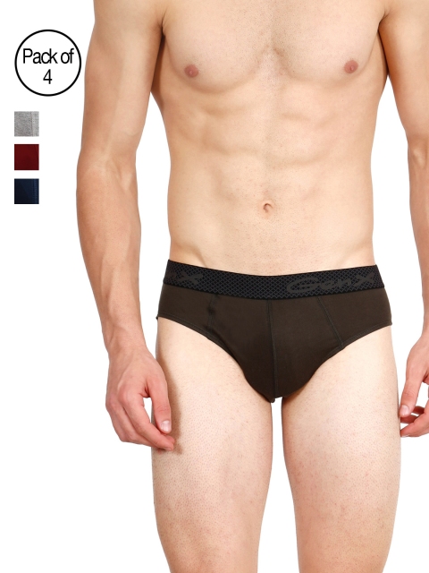 

Genx Men Pack of 4 Briefs GENX RUSH-BCDE, Multi