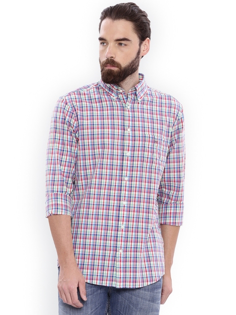 

GANT Men Multicoloured Regular Fit Checked Casual Shirt, Multi