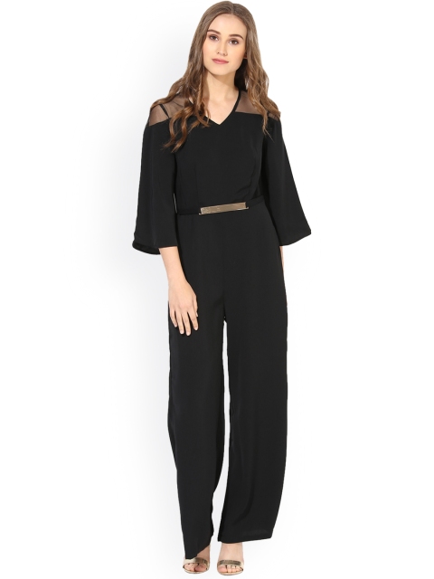 

Kazo Black Solid Basic Jumpsuit