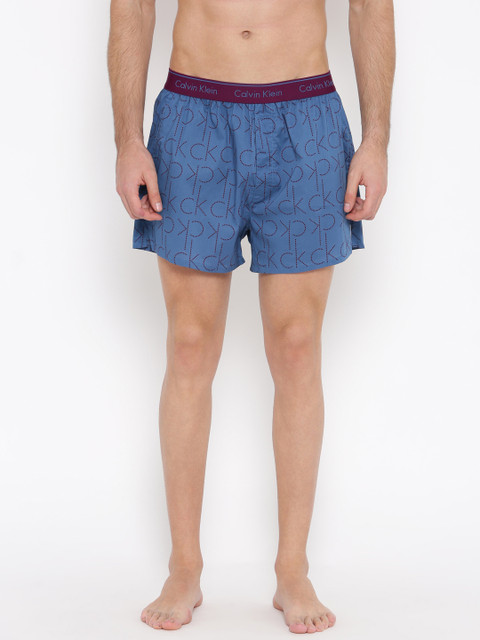 

Calvin Klein Underwear Blue Printed Boxers NB11571FO