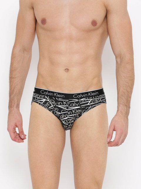 

Calvin Klein Underwear Men Black Printed Brief U8524CX1