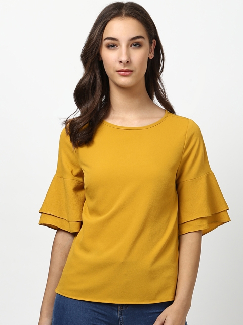 

Harpa Women Mustard Solid Top