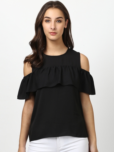 

Harpa Women Black Solid Top