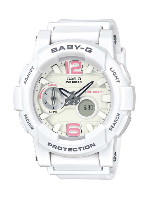 

CASIO Baby-G Women White Dial G-Lide Watch BGA-180BE-7BDR - BX079