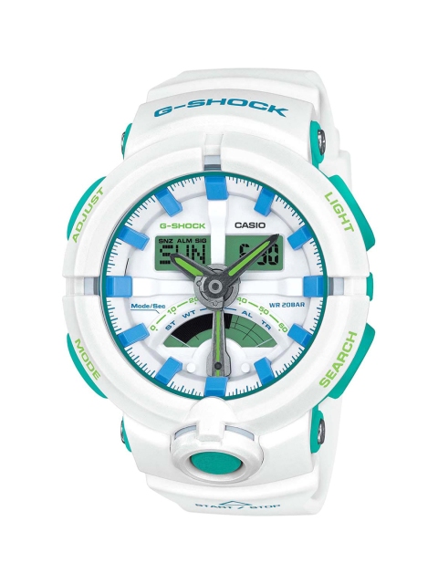 

CASIO G-Shock Men White & Blue Analogue and Digital Watch GA-500WG-7ADR G746