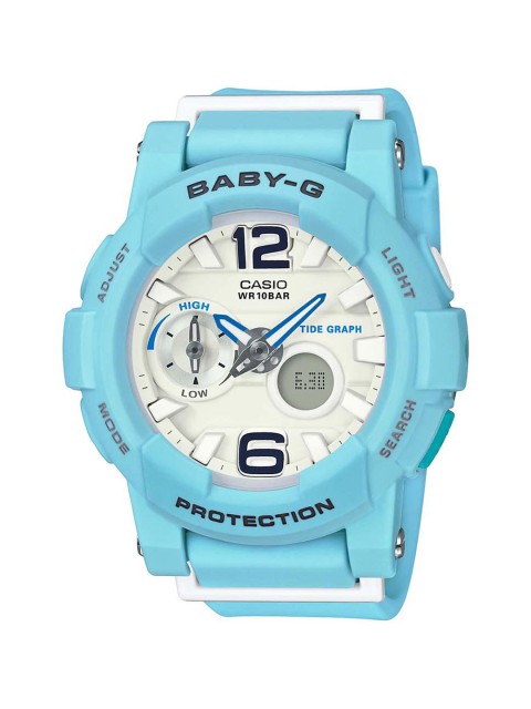 

Casio Baby-G Women White Analogue and Digital watch BX078 BGA-180BE-2BDR