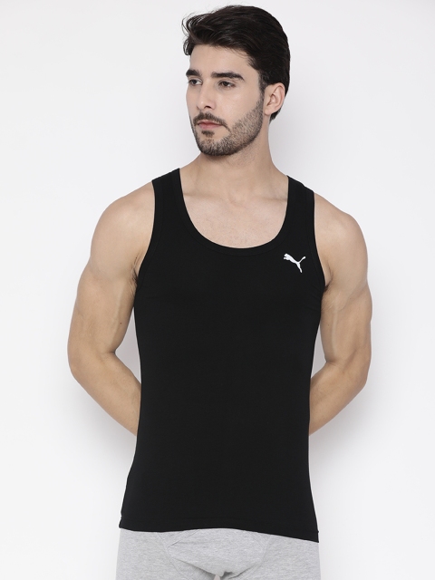 

Puma Men Black Solid Innerwear Vest 91895702