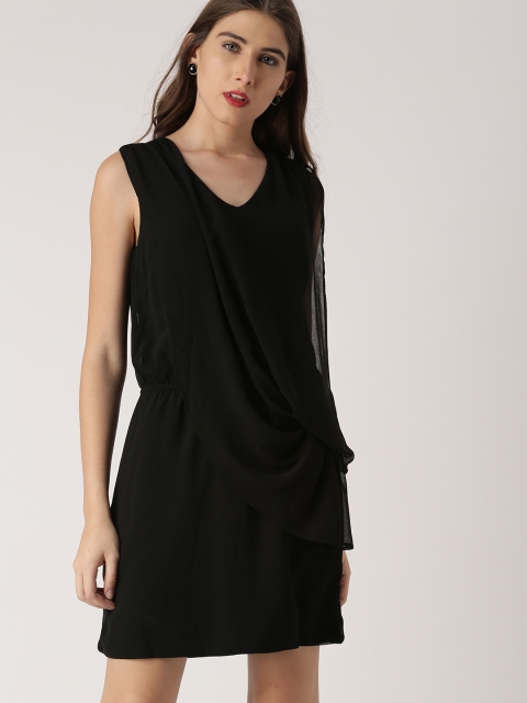 

Ms.Taken by Kriti Sanon Women Black Solid A-Line Dress