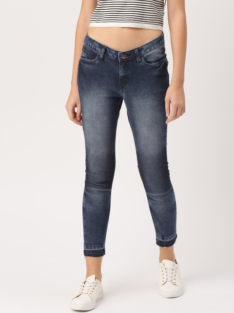 

Ms.Taken By Kriti Sanon Women Blue Skinny Fit Mid-Rise Clean Look Stretchable Jeans