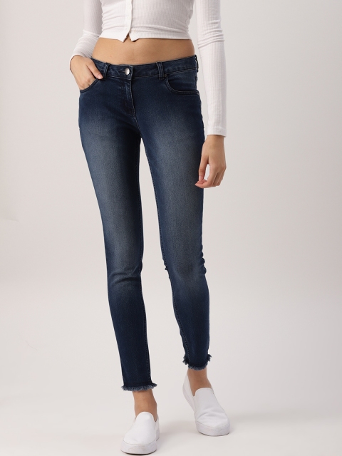 

Ms.Taken Women Blue Skinny Fit Mid-Rise Clean Look Stretchable Jeans