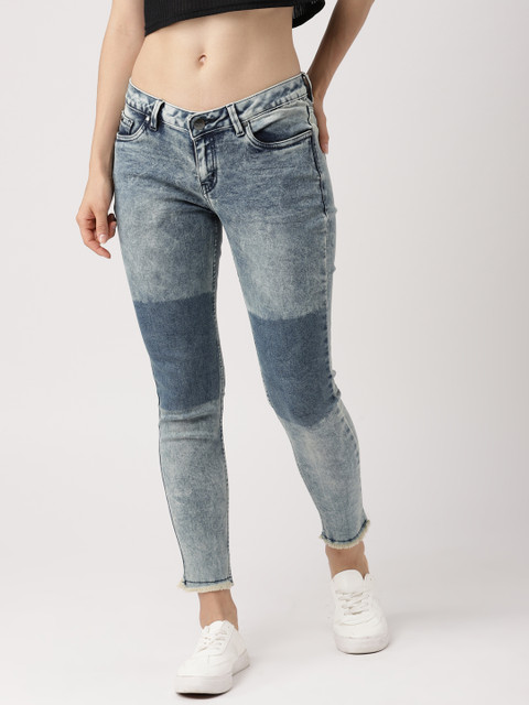 

Ms.Taken Women Blue Slim Fit Mid-Rise Clean Look Stretchable Jeans