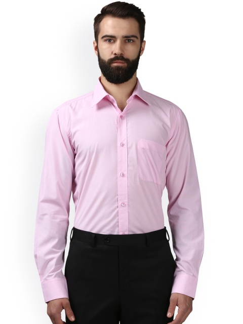 

Raymond Men Pink Regular Fit Solid Formal Shirt