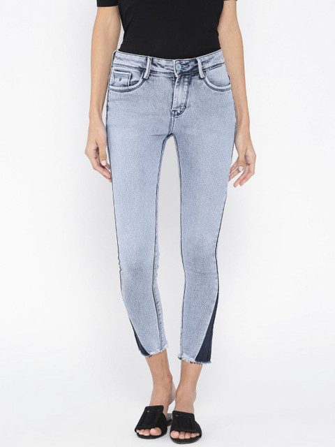 

Code 61 Women Blue Skinny Fit Mid-Rise Clean Look Stretchable Jeans