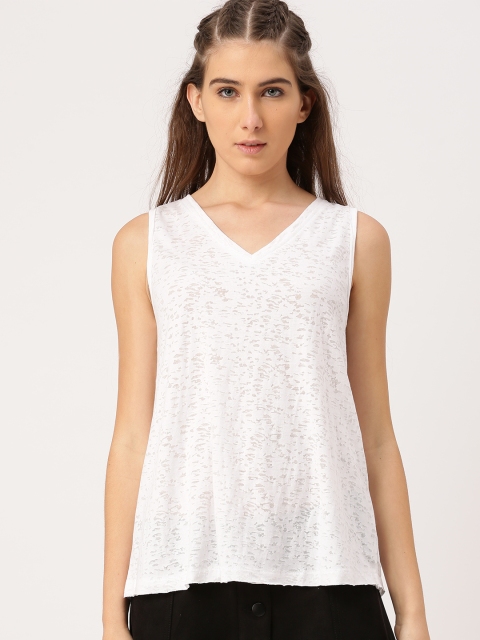 

Ms.Taken by Kriti Sanon Women White Solid Top