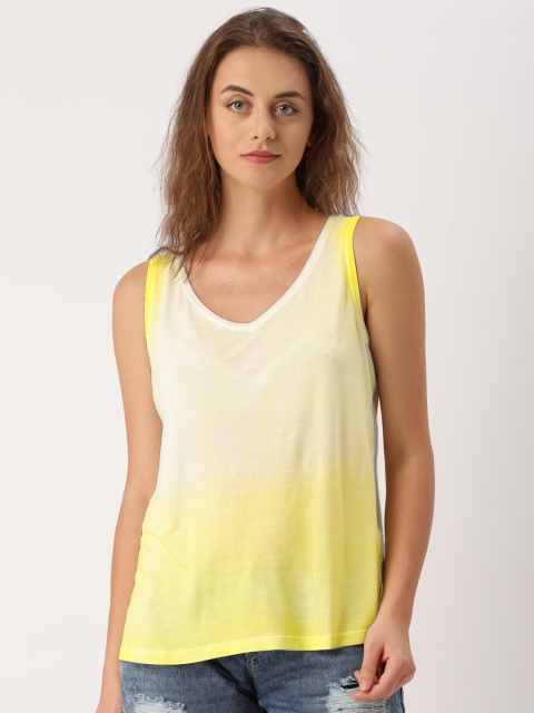 

Ms.Taken by Kriti Sanon Women Yellow Dyed Top