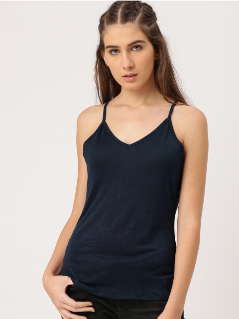 

Ms.Taken by Kriti Sanon Women Navy Solid Top, Navy blue