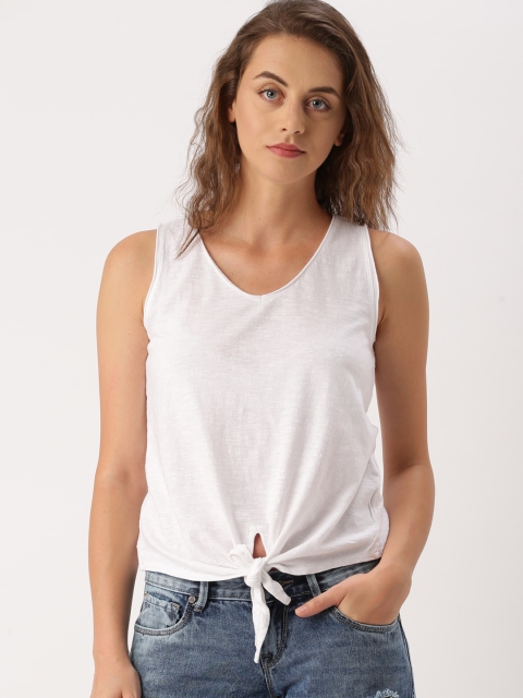 

Ms.Taken by Kriti Sanon Women White Solid Top