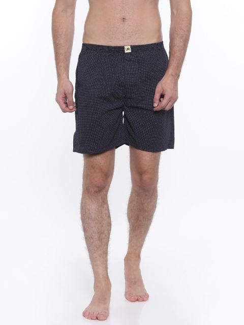 

Urban Dog Men Blue Printed Pure Cotton Boxers UDBX89