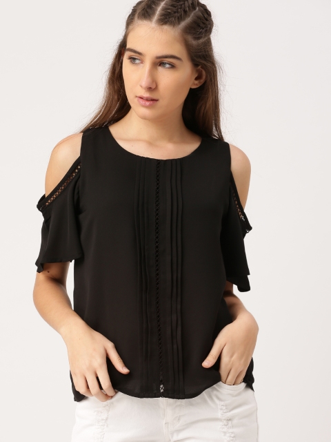 

Ms.Taken by Kriti Sanon Women Black Solid Top