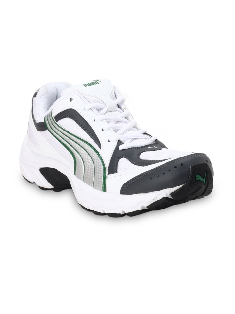 

Puma Men White & Black Mesh Ceylon II Ind. Running Shoes