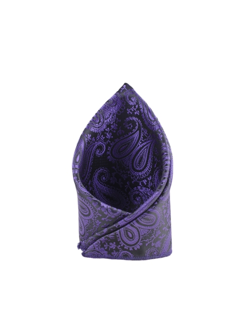 

Tossido Purple Printed Pocket Square