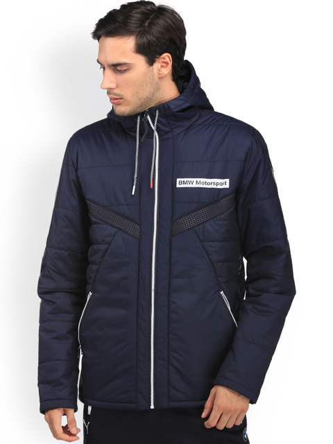 

PUMA Motorsport Men Blue Solid Padded Jacket