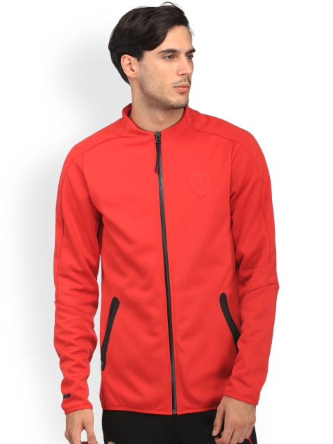 

PUMA Motorsport Men Red Solid Ferrari T7 Sporty Jacket