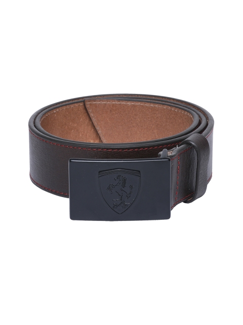 

Puma Unisex Brown Solid Belt