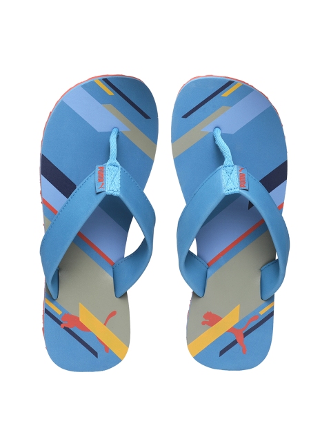 

Puma Unisex Blue Solid Thong Flip-Flops