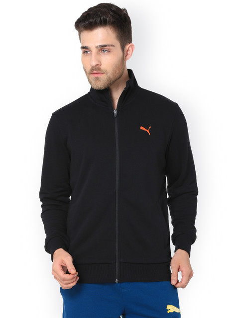 

Puma Men Black Solid Sweatshirt