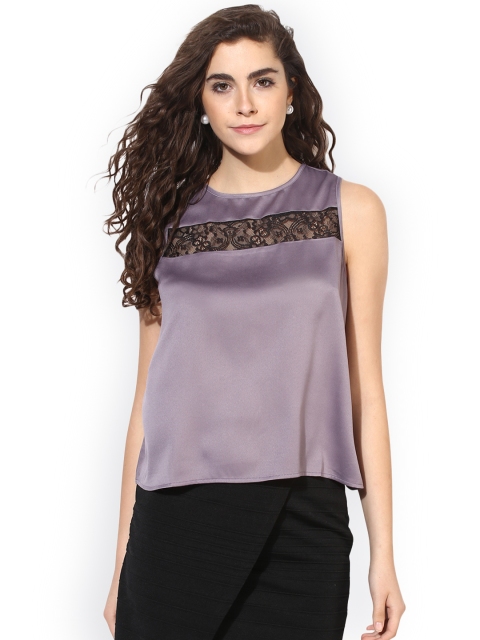 

Kazo Women Purple Solid Top