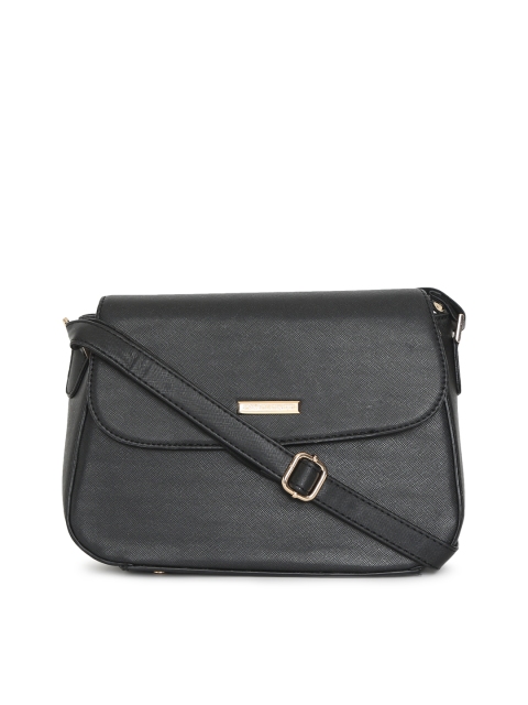 

David Jones Black Solid Sling Bag