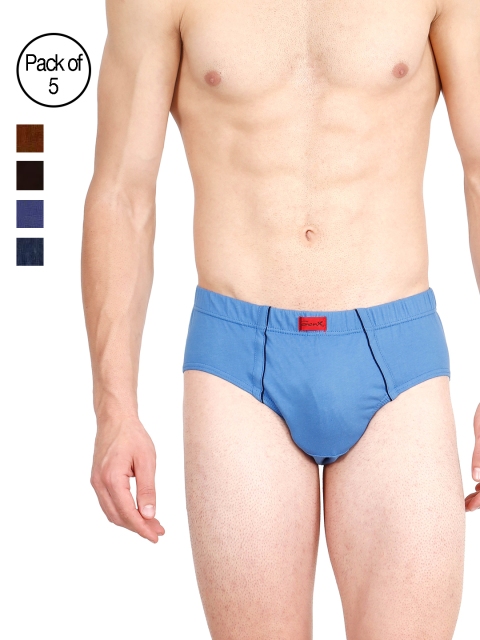 

Genx Men Pack of 5 Briefs GENX GUSTO IE-BCDEI, Black