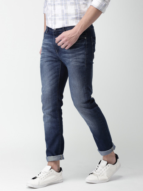 

Mast & Harbour Men Blue Skinny Fit Mid-Rise Clean Look Stretchable Jeans