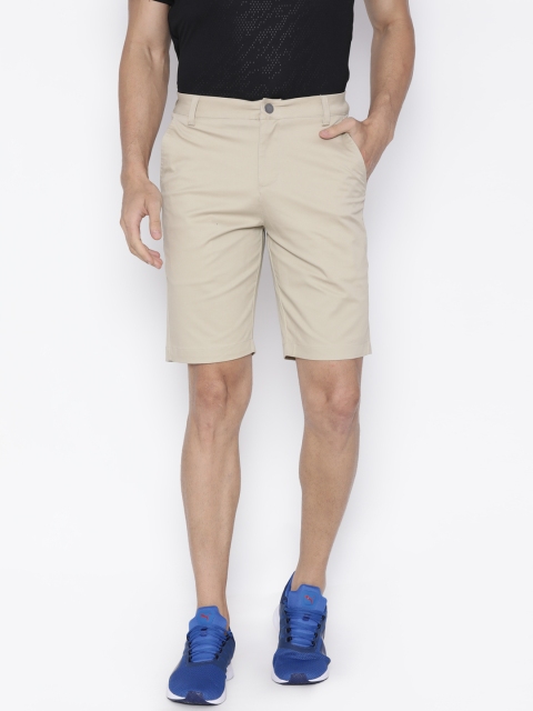 

Puma Men Beige Solid Regular Fit Chino Shorts