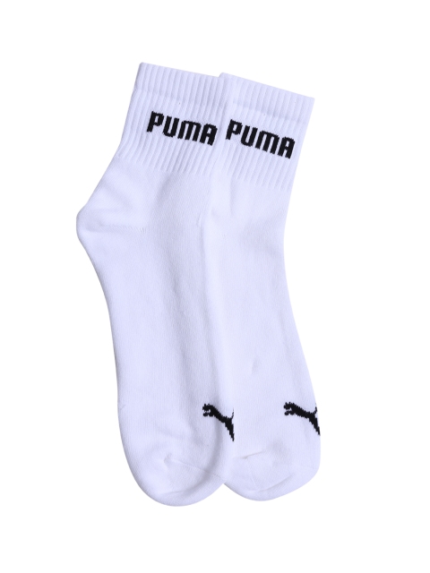 

Puma Men White Ankle-Length Sports Quarter Socks