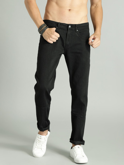 

Roadster Time Travlr Men Black Slim Fit Mid-Rise Clean Look Stretchable Jeans