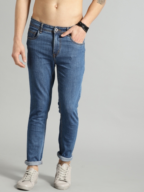 

Roadster Men Blue Skinny Fit Mid-Rise Clean Look Stretchable Jeans