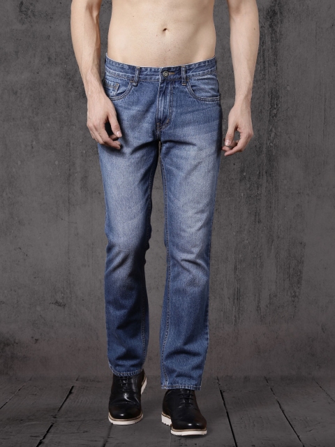 

Roadster Men Blue Regular Fit Mid-Rise Clean Look Jeans