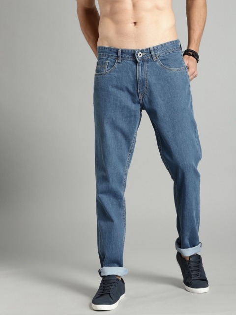 

Roadster Time Travlr Men Blue Regular Fit Mid-Rise Clean Look Jeans