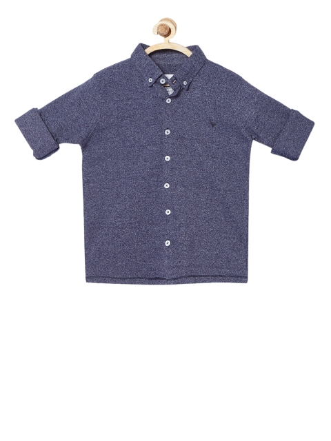 

Allen Solly Junior Boys Blue Regular Fit Self Design Casual Shirt