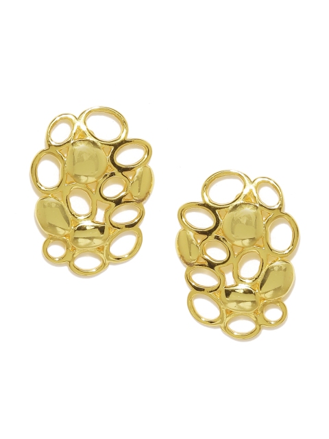 

Gehna Gold-Toned Contemporary Studs