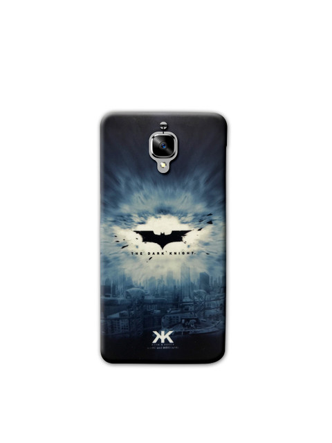 

Kook N Keech Blue & Off-White Batman Print OnePlus 3T Mobile Case