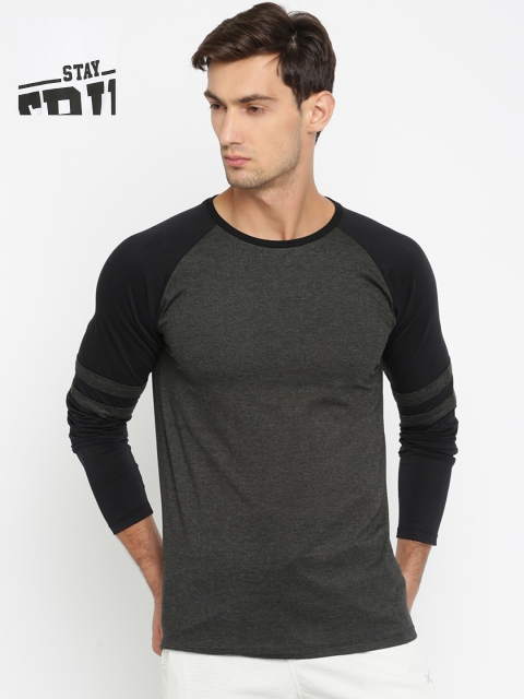 

SayItLoud Men Pack of 2 T-shirts, Charcoal