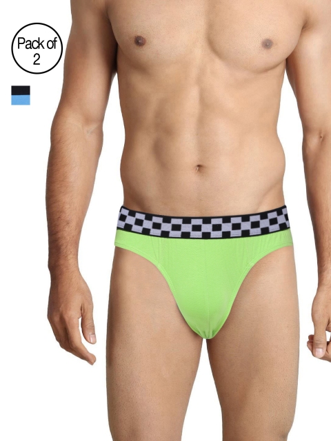 

Bareblow Men Pack of 2 Assorted Briefs BBBR0803XL, Multi