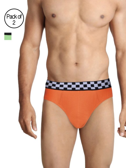 

Bareblow Men Pack of 2 Assorted Briefs BBBR1005XL, Multi