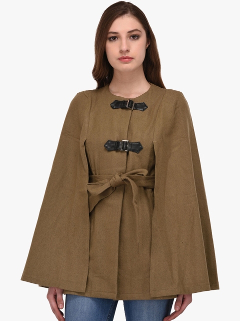 

Owncraft Women Khaki-Coloured Woollen Coat