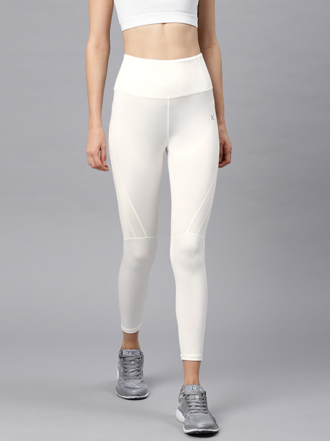

HRX Active by Hrithik Roshan White RAPID-DRY Tights